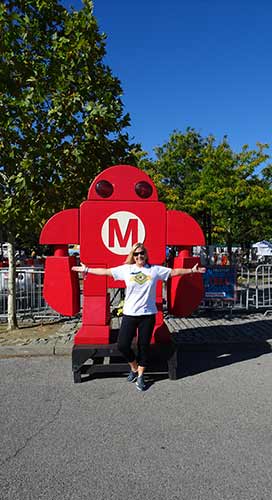 Judy at Makerfaire