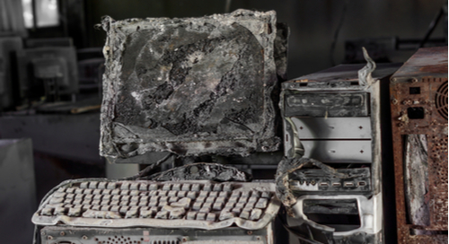  burnt PC