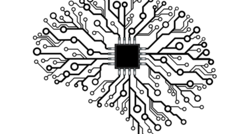 circuit board in shape of brain