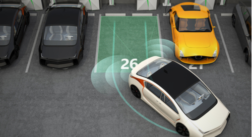 ADAS car parking into stall