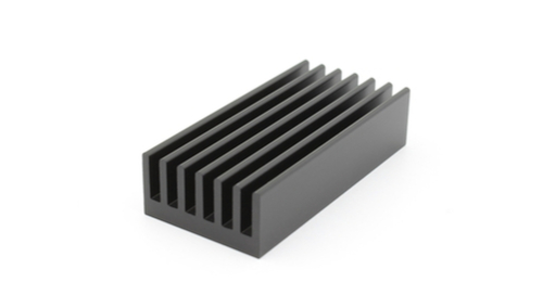 SMD Heat sink on white background