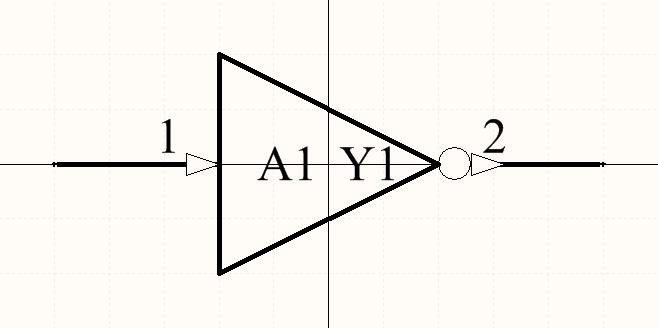  The individual gate of the 74LS04 for Altium  multiple 