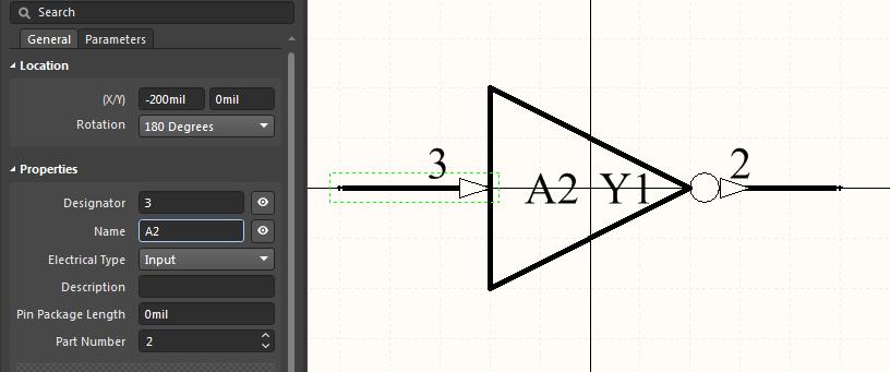 Editing a symbol pin for Altium  multiple 