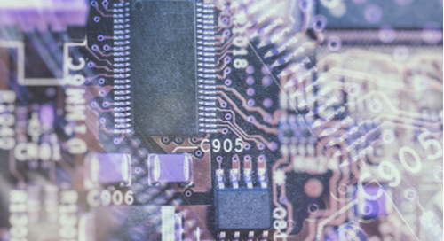 Microcontrollers and trace routing on a circuit board