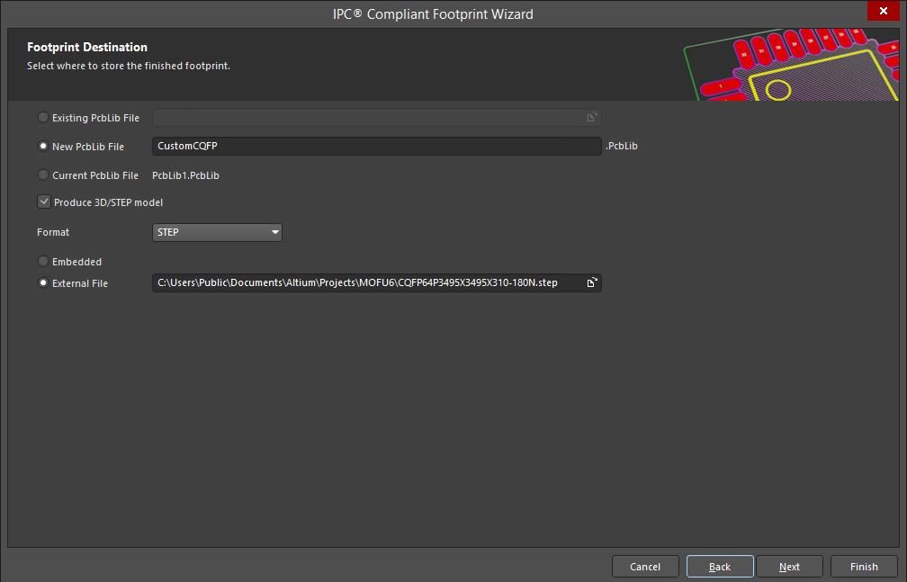  Enregistrer les informations de votre composant et vos modèles d’empreintes dans Altium Designer