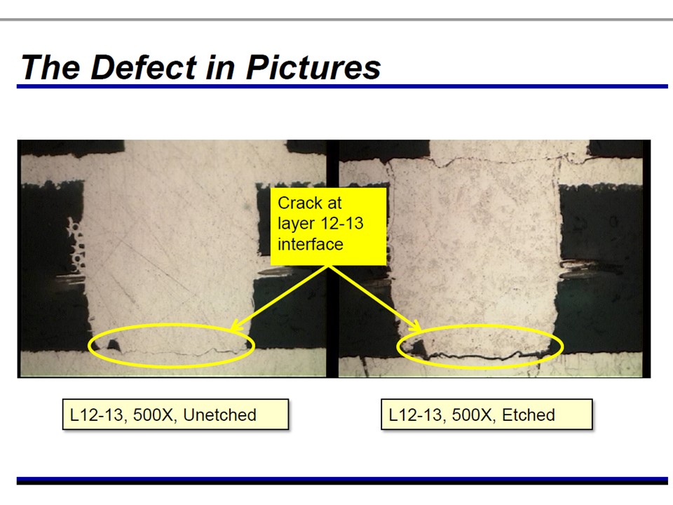 defect about microvia reliability