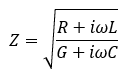 Impedance of a transmission line