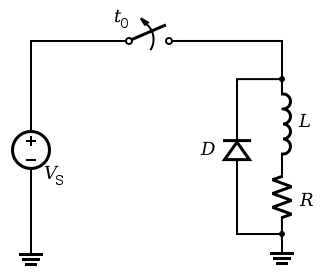 Relay diode schematic circuit diagram