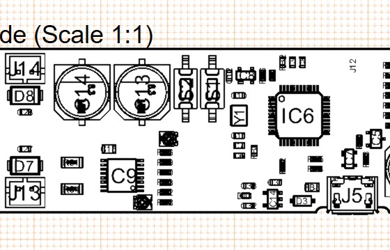 基板アセンブリビューを配置した、Altium DesignerのDraftsmanドキュメント。