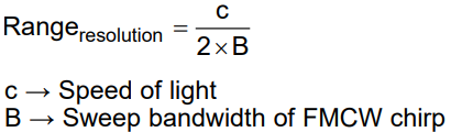 Resolución de alcance en sistemas de radar FMCW de tipo chirp