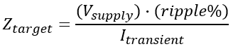 PDN impedance analysis model