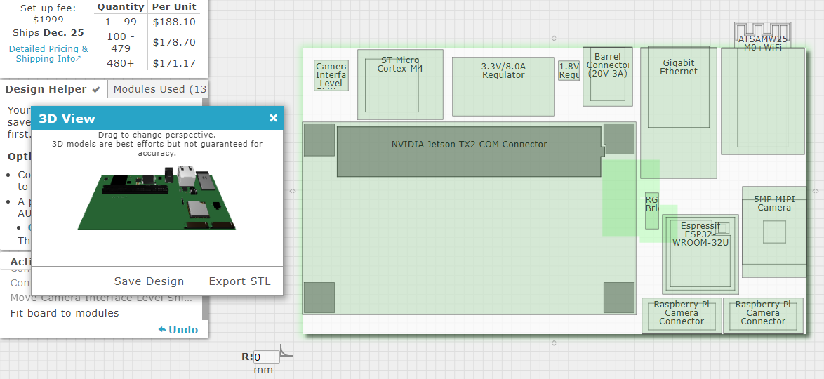 Board for image processing embedded systems in Geppetto