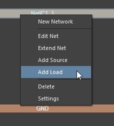 Altium PDN Analyzer right-click a net -> Add Load