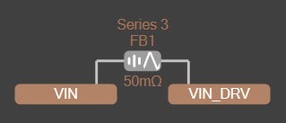 Altium PDN Analyzer Net extension to VIN_DRV