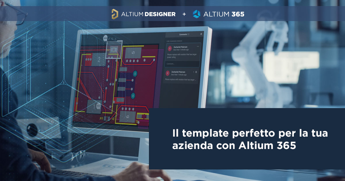 Il template perfetto per la tua azienda con Altium 365. Scopri come tenere organizzati gli schematici per una organizzazione impeccabile del progetto del tuo PCB