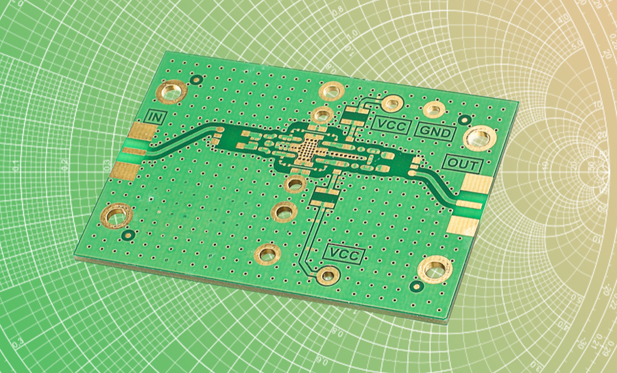 2層のPCBのGNDプレーン