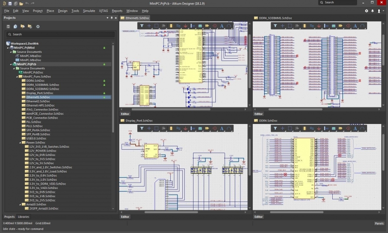 Altium Designer schematic layer organization