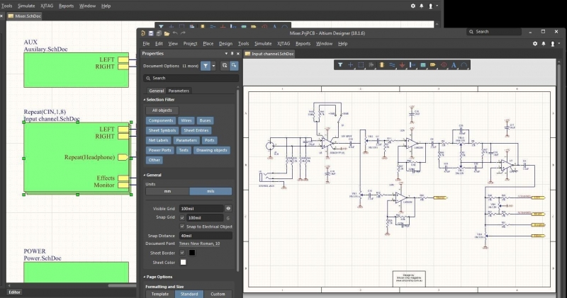 Le funzionalità dei software CADdi progettazione schematica gerarchica ti supportano nella creazione di grandi progetti