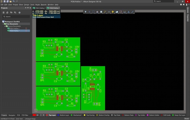 Erhalten Sie Zugriff auf alle Dateien durch Darstellung mit dem kostenlosen PCB-Viewer, sogar für die Nutzenerstellung.