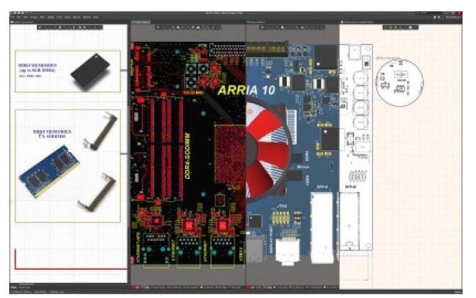 Al contrario que otros programas para hacer circuitos impresos gratis, Altium puede dividirse tanto como su atención lo necesite