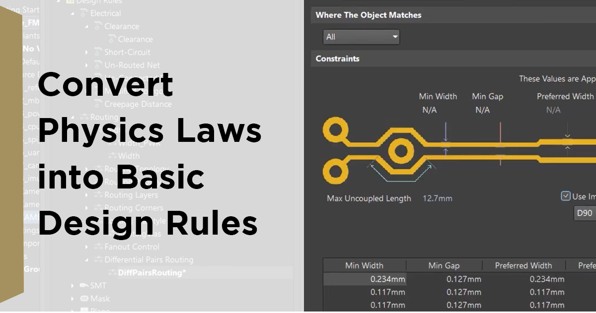 Electrical design rules