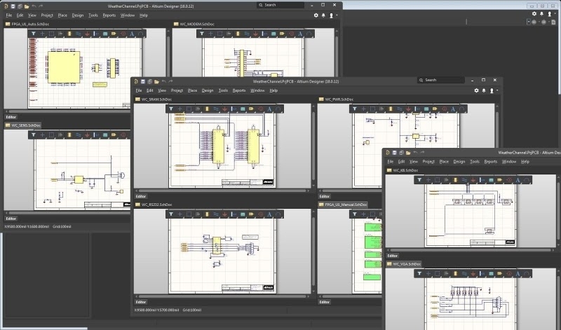 Le puissant éditeur de schémas hiérarchiques d'Altium Designer, le logiciel de CAO parfait pour la conception de circuits imprimés