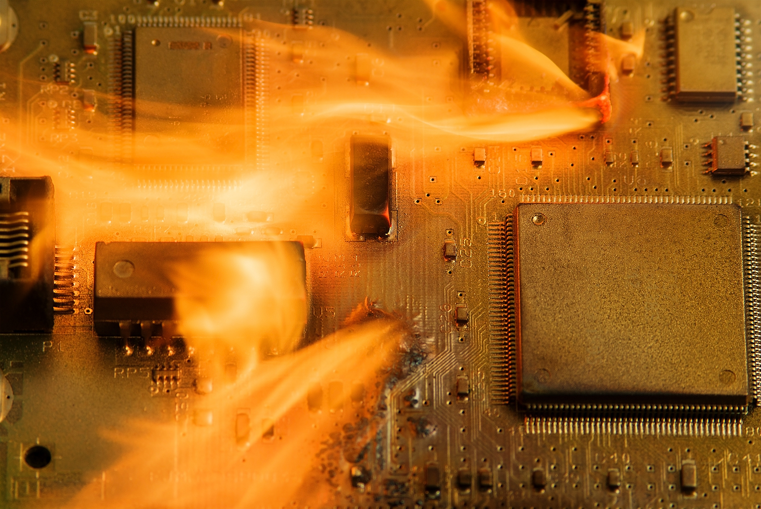 PCB power plane current density