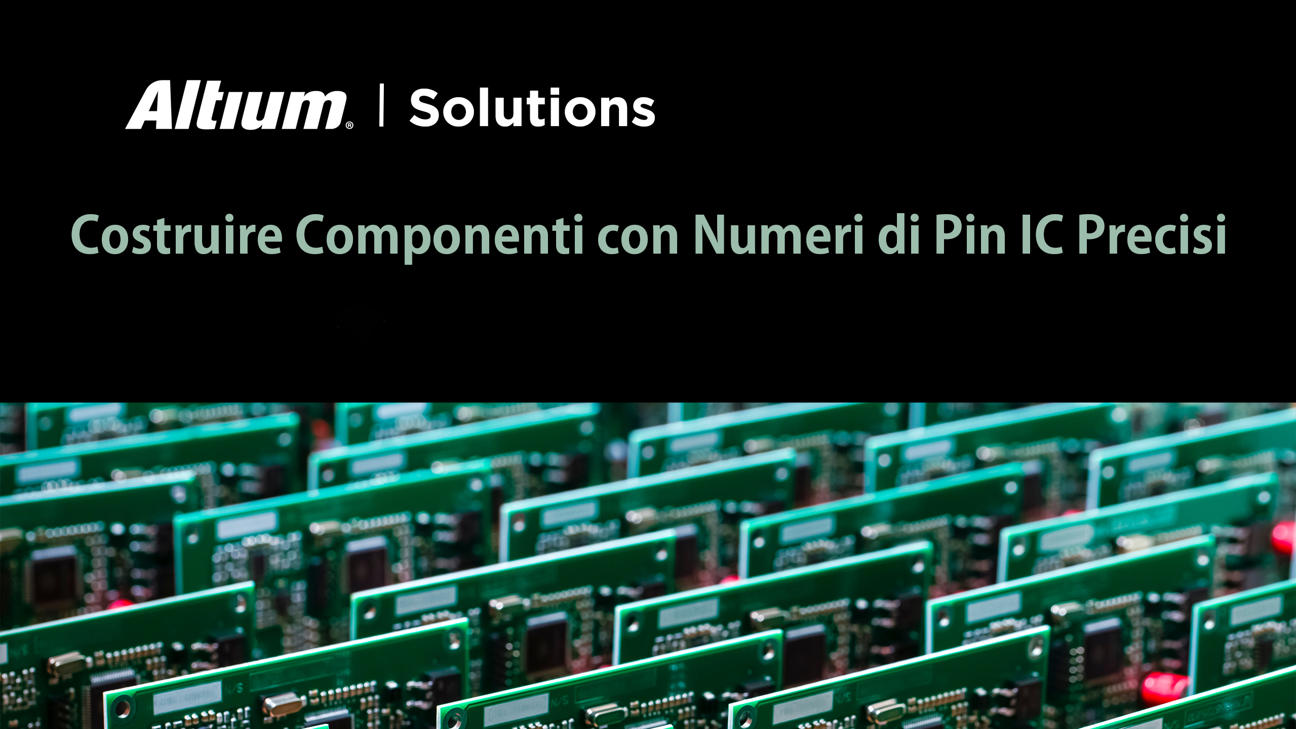 Includi i numeri dei pin IC nei dati delle parti di Altium Designer