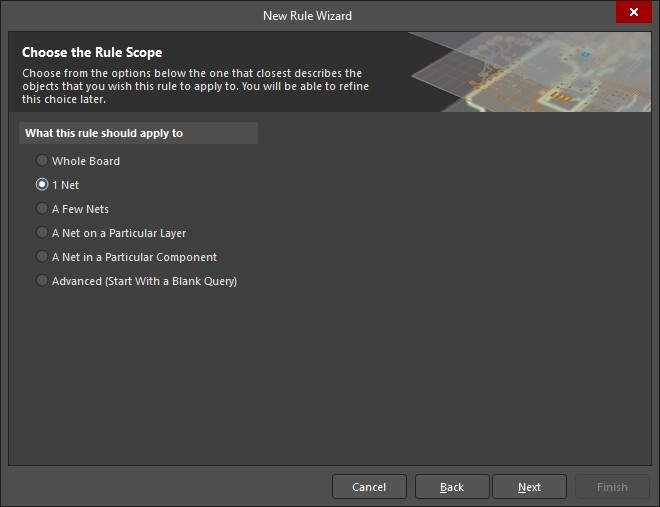 Rule Scope Selection