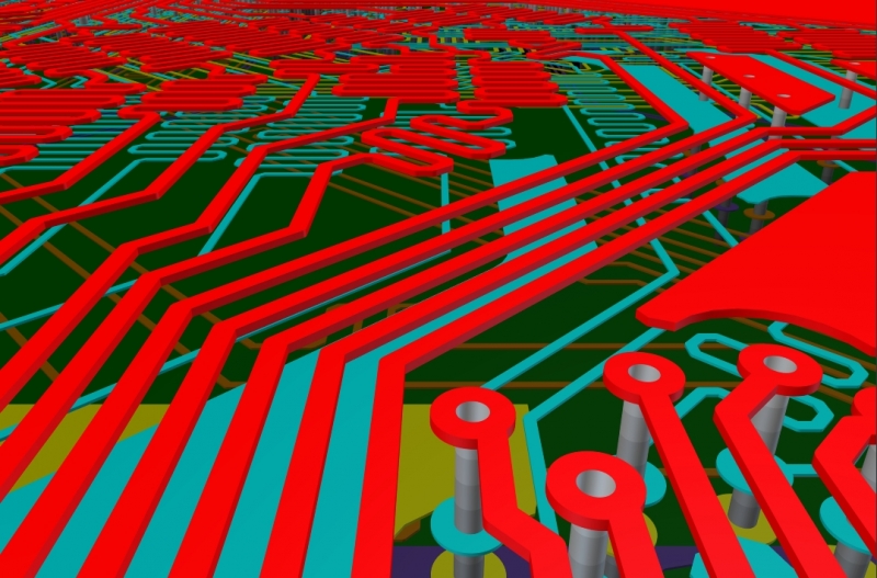 Altium Designer tuned routing in RF PCB design software for frequency, components, and voltage