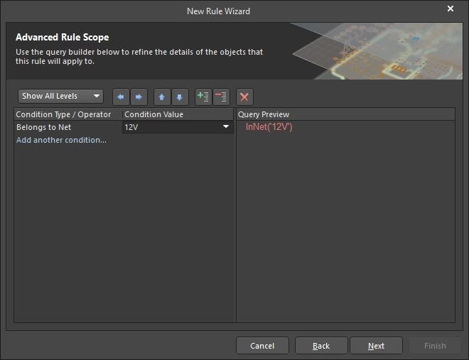 Advanced Rule Scope Selection