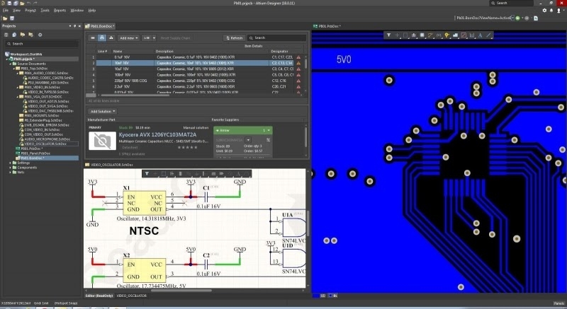 Su productividad aumentará trabajando con todas las herramientas juntas en un software de diseño de circuitos electrónicos unificado