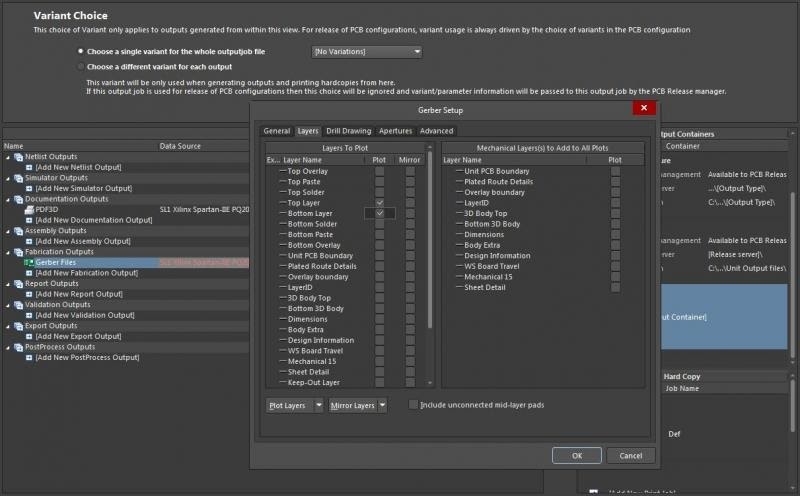 Utilizza Altium Designer per gestire correttamente i file output dei tuoi modelli di progetto