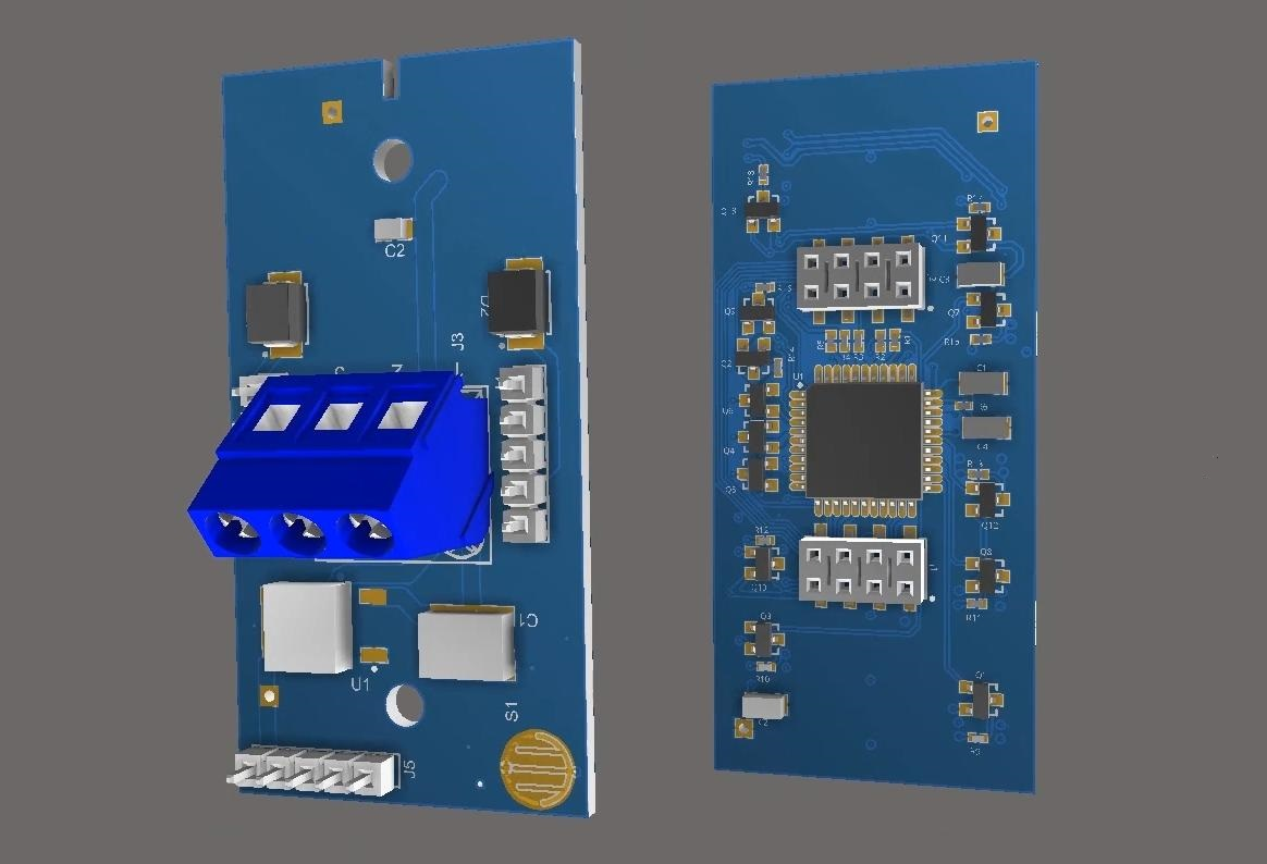 Altium Designerによるマルチボードのアセンブリのスクリーンショット