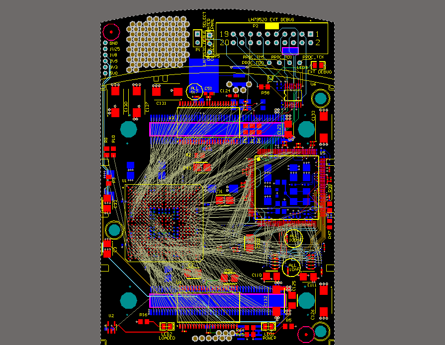 part-differential-pair-pin-swapping-with-crossover-connections PCB-Routing Tipps: Layout mit vielen Überkreuzverbindungen