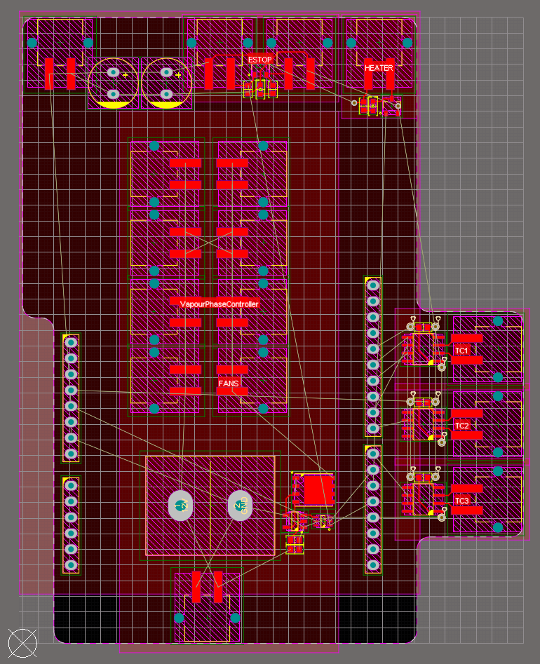 Vapor phase reflow board shape