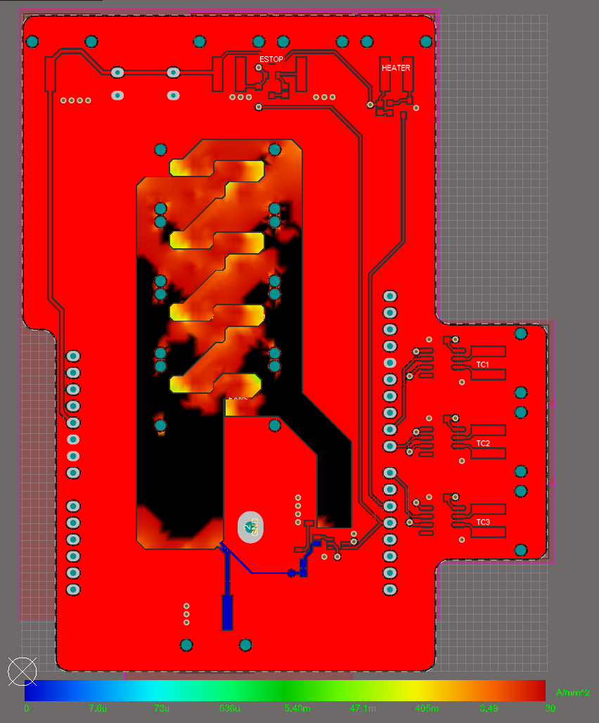 Fan power density results during vapor phase reflow