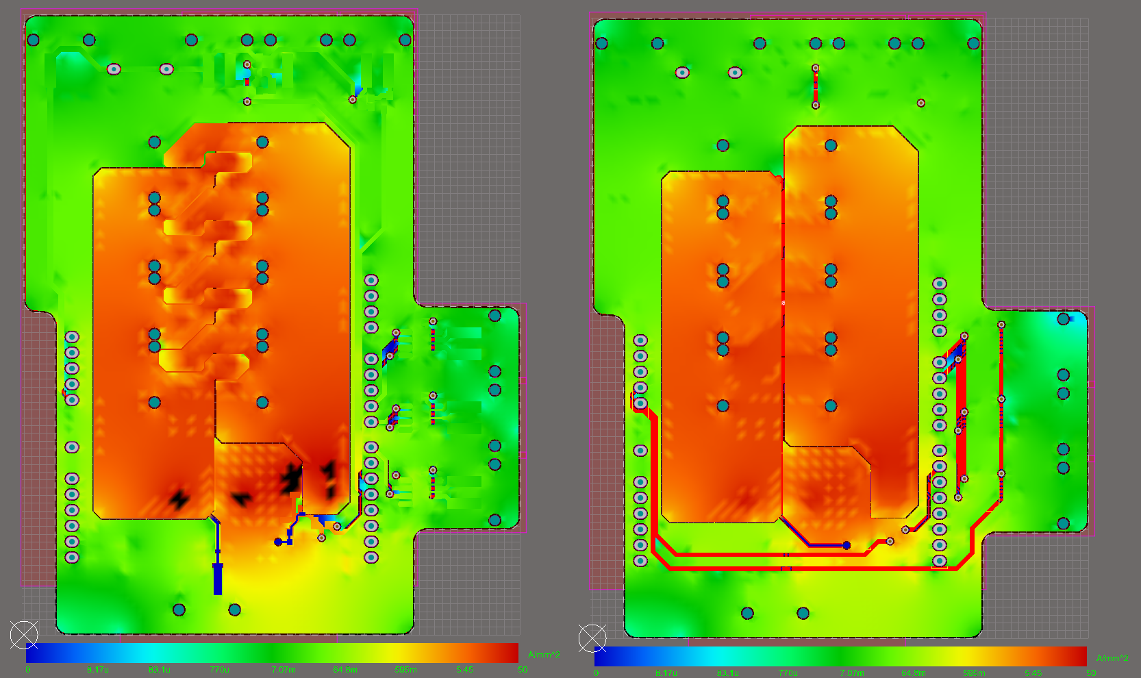 Fan power comparison for vapor phase reflow soldering