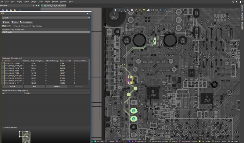 Calcular los límites de longitud de pistas de PCB para las redes de alta velocidad