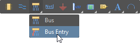 Bus Entry on Schematic Document Active Bar