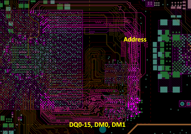 traccia PCB linea di trasmissione