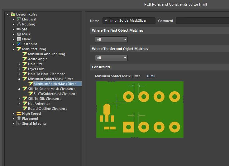 Définissez les règles de conception dans Altium Designer pour veiller au respect des normes relatives à l’usage de circuits imprimés dans les systèmes militaires.