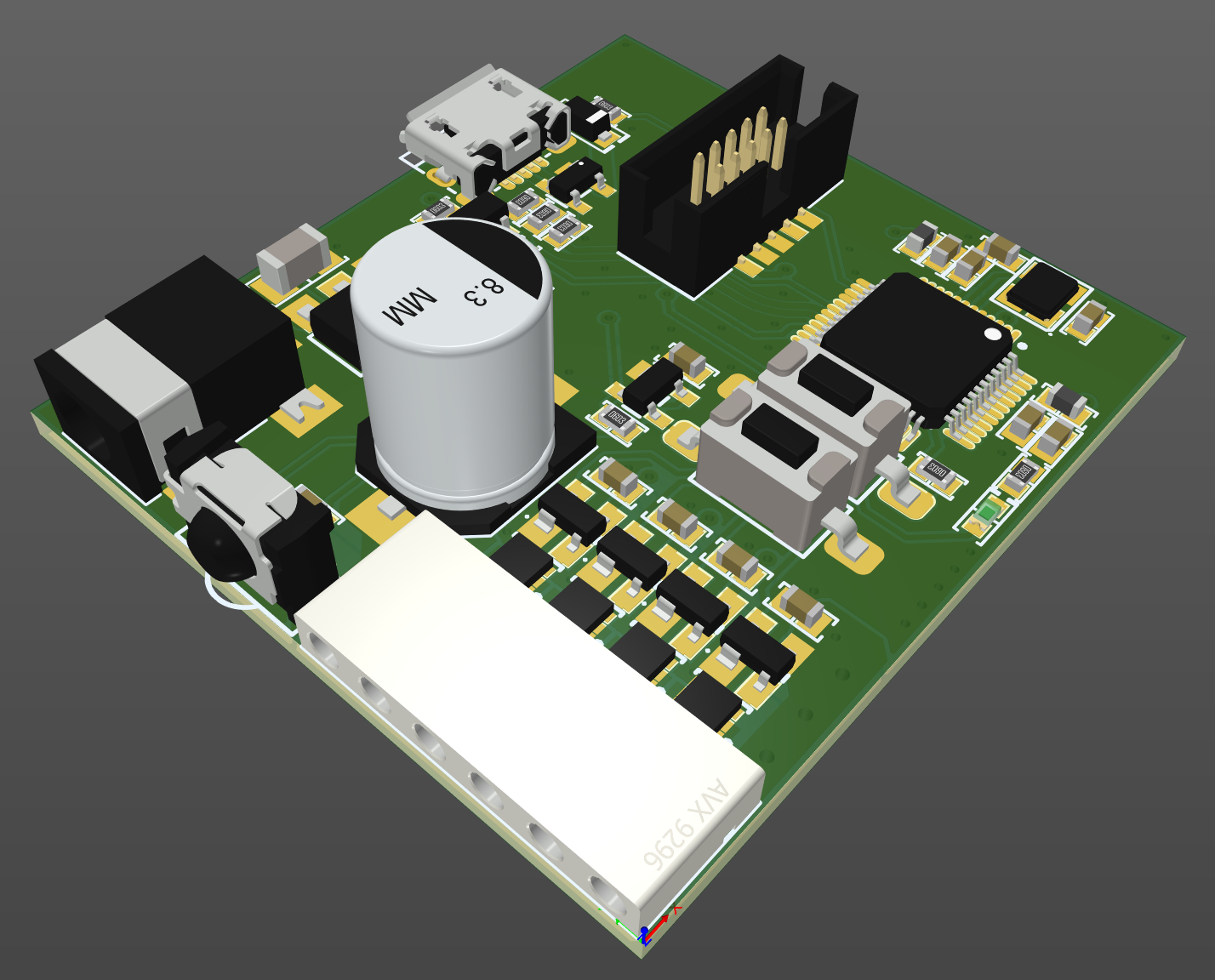 Completed PCB