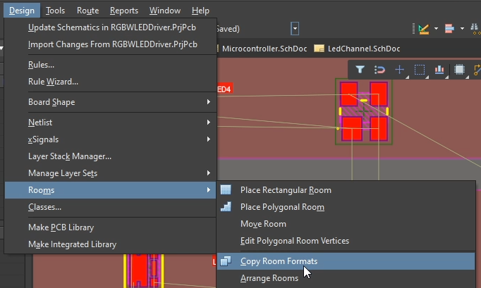 Copy Room Format