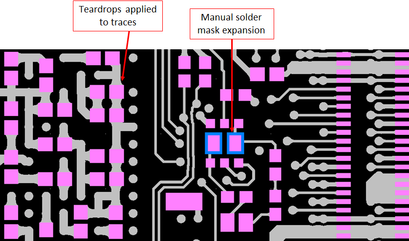 DFM analysis PCB footprints