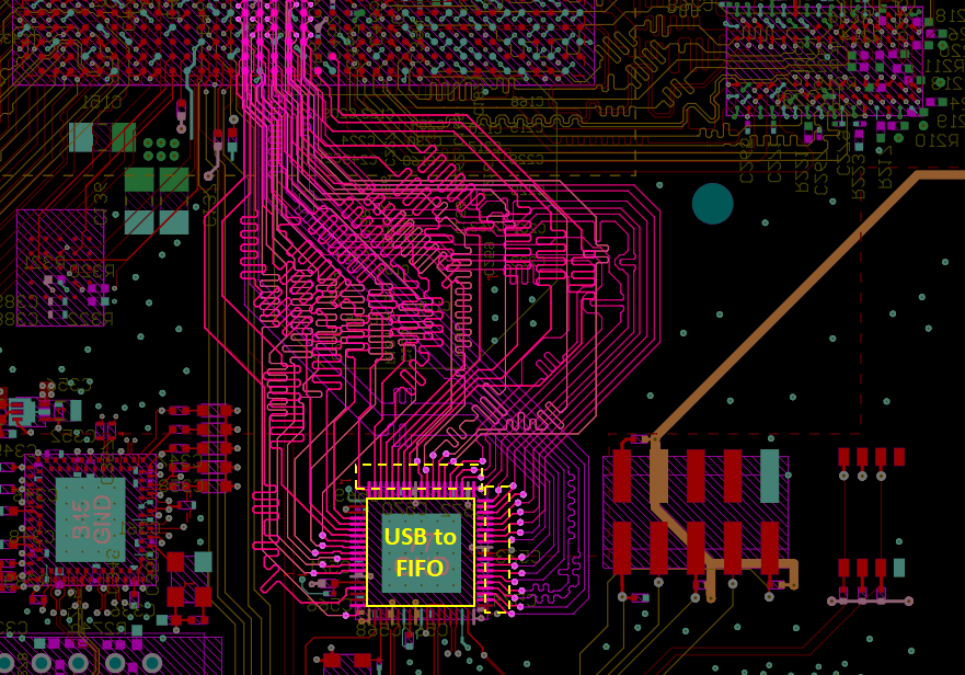 32-bit parallel FIFO bus