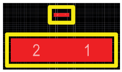 Net Ties can be Set Up to allow Routing two differing Nets together with Various Track Widths.