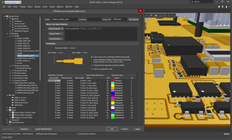 Controlled impedance and tolerances in Altium Designer