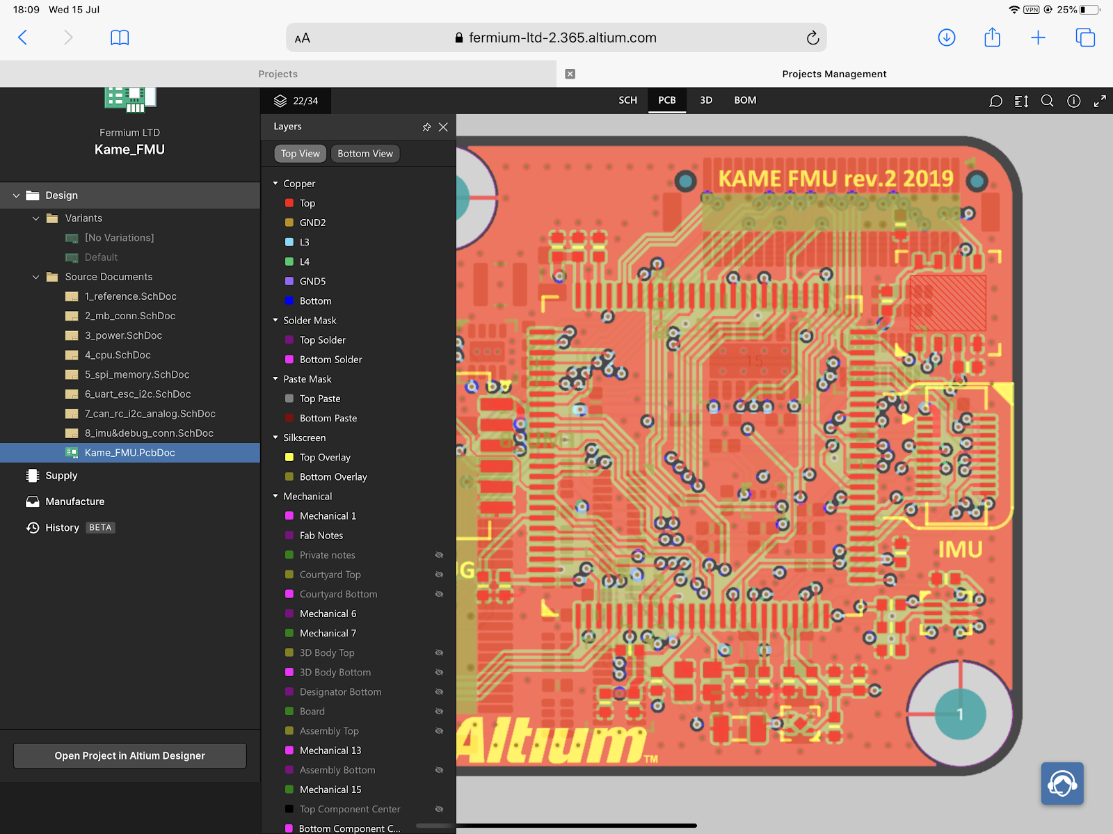 Concord Pro on Altium 365 Layer selection