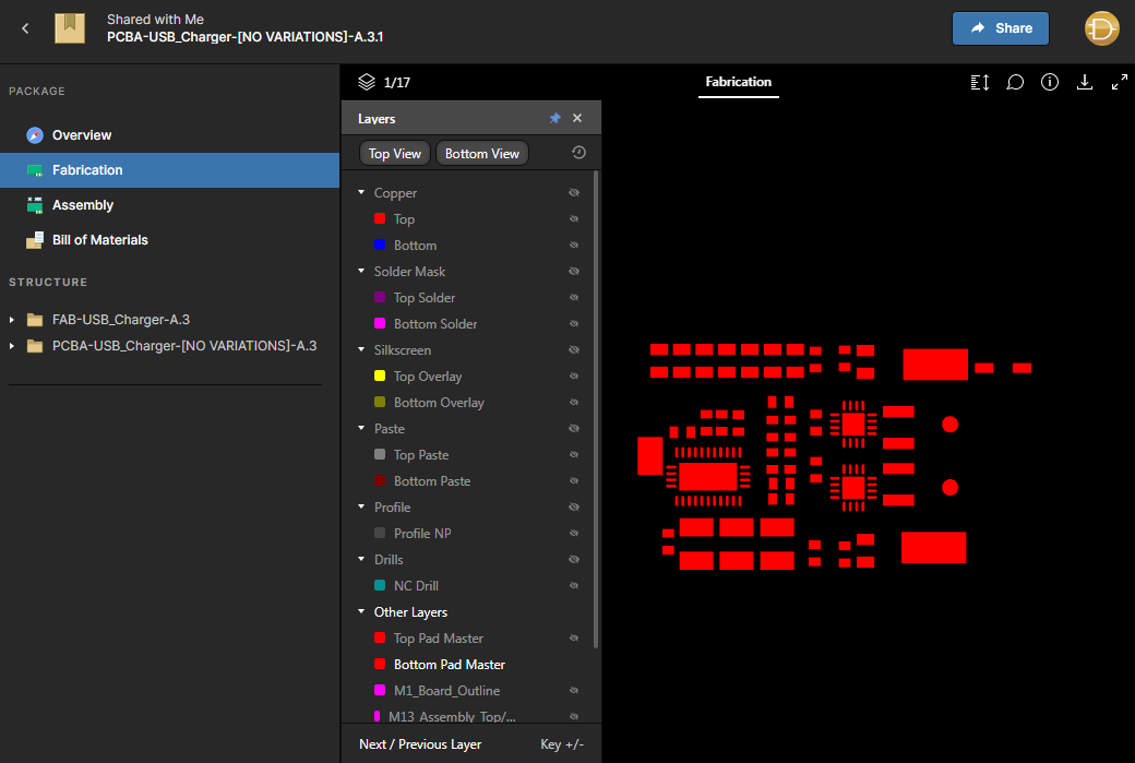 PCB fabrication data sharing online